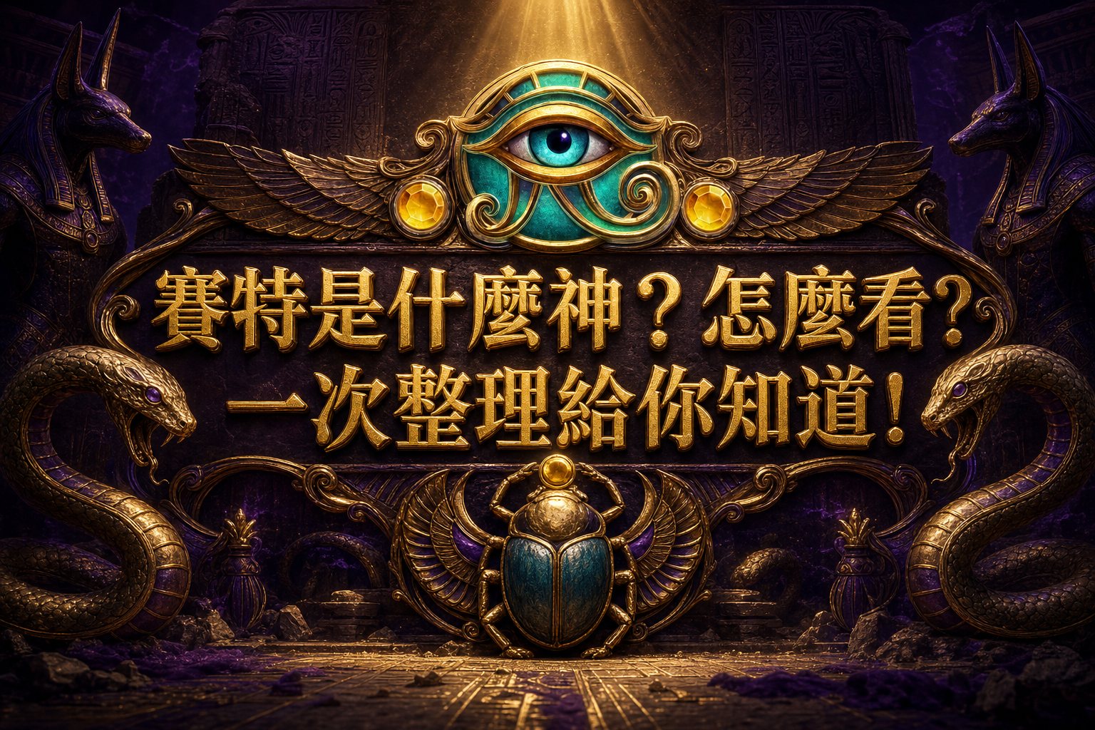 賽特是什麼神？：戰神賽特即時 RTP 與選台指標一次看