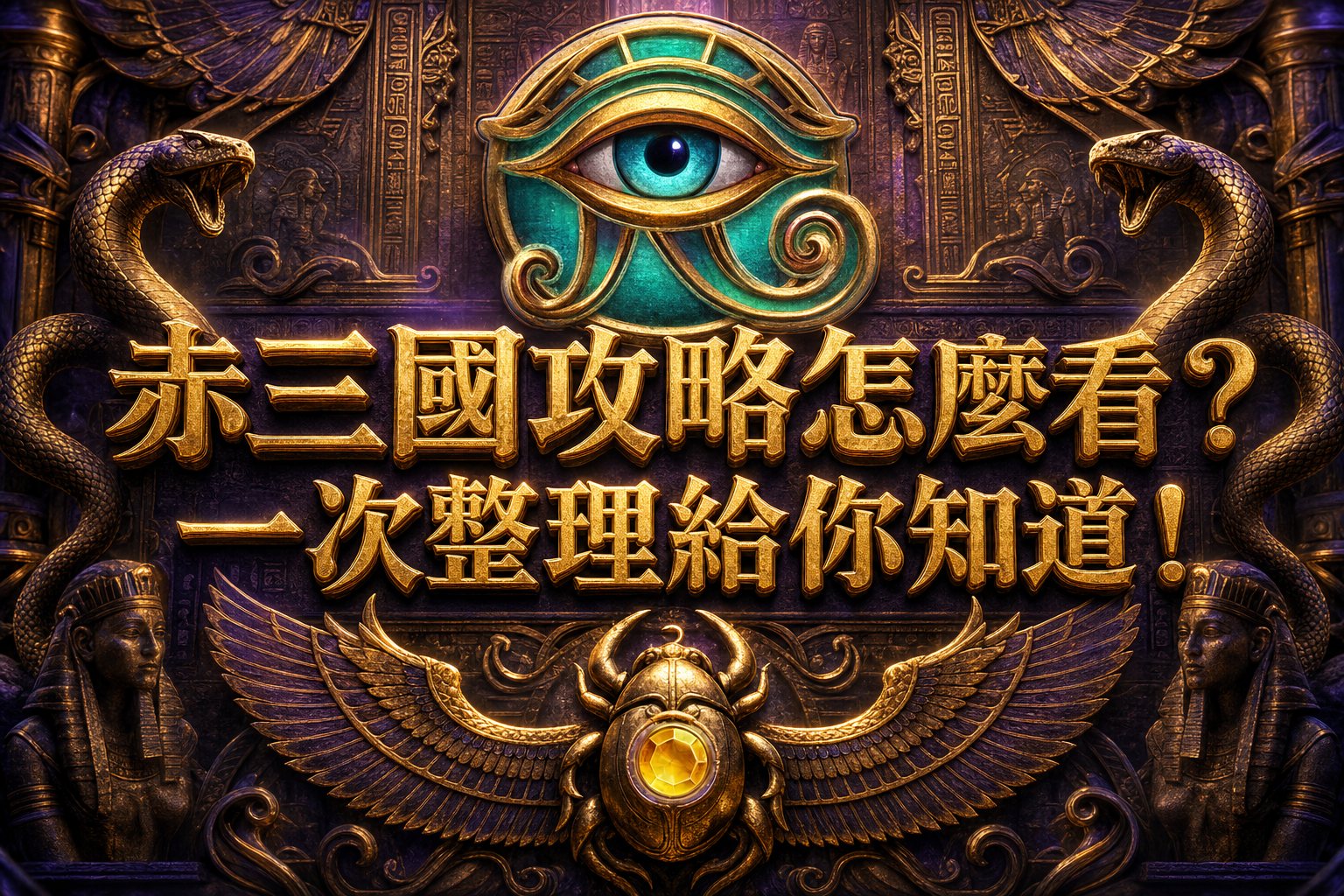 赤三國攻略：用真實數據取代憑感覺