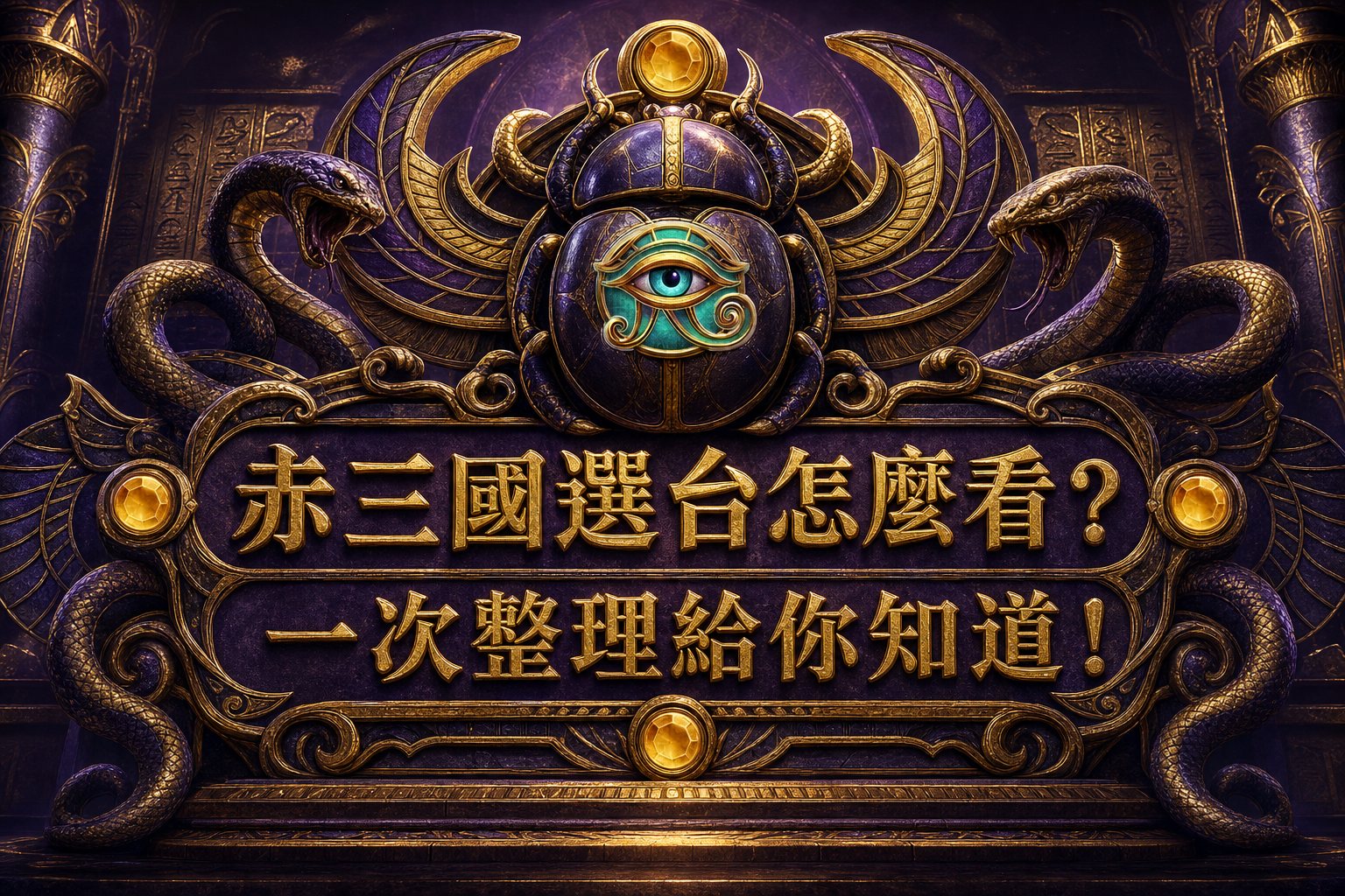 赤三國選台實測：赤三國 RTP 排行與選台建議