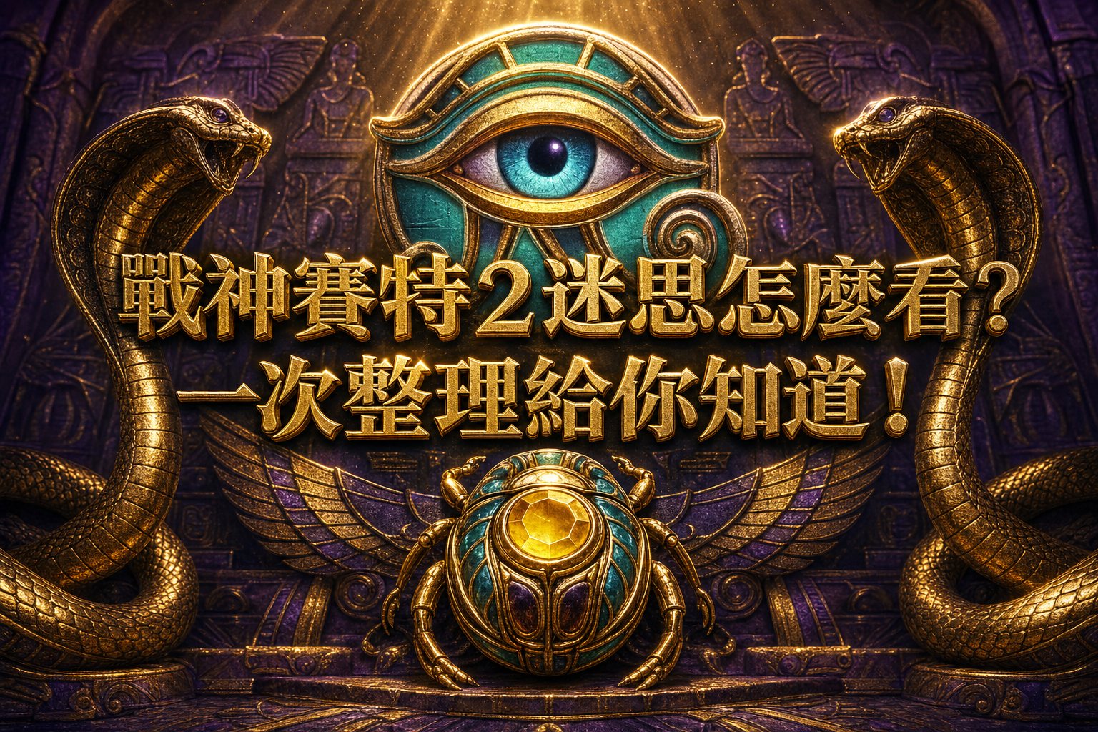 戰神賽特2迷思別再憑感覺，賽特之眼即時數據解讀